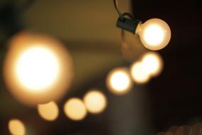 powerful garland of lamps