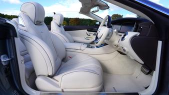 Mercedes cabriolet interior