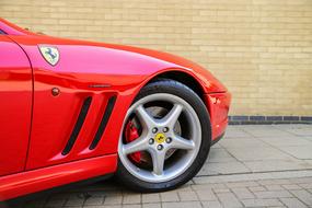 Ferrari Car Performance red