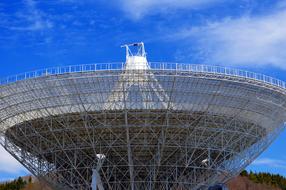 The Effelsberg Radio Telescope belongs to the Max Planck Institute for Radio Astronomy