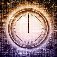 abstract gauge at grunge background