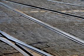 Gleise Tram Rails track