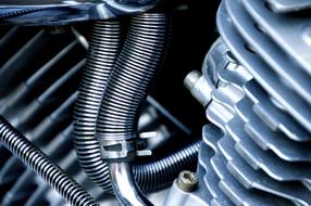 Yamaha Motorcycle closeup