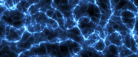 banner header plasma electricity drawing