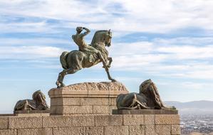 Physical Energy statue at Rhodes Memorial, South Africa, Cape Town