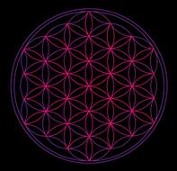 flower of life geometry drawing