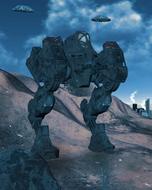 Ufo Mech Attack drawing
