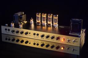 vintage music amplifier