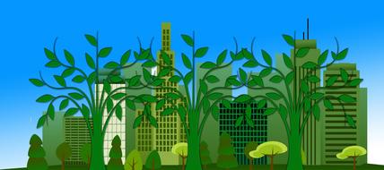 environmental protection green drawing
