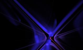 background blue cross x neon