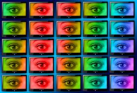 monitor screen eyes