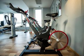 bike simulator in the gym