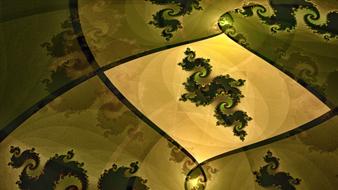 Beautiful and colorful fractal pattern