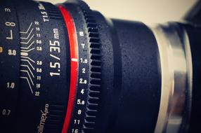 Sony Lens close up