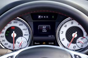Mercedes Benz Car speedometer
