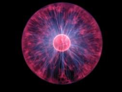 Plasma Globe Electricity pink drawing