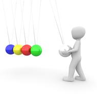 ball physics swing colors 3d drawing