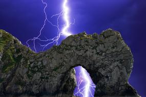 Coast Rocky thunderstorm