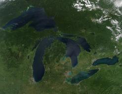 Great Lakes Aerial View