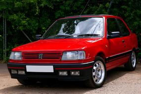 old Sportscar red