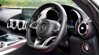 Mercedes-Benz Gt Amg, steering wheel