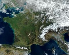 France, view from Space