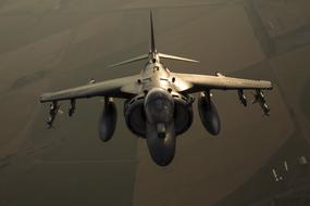 Harrier Jump Jet attack aircraft in flight