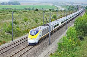 Eurostarzug Paris - London train
