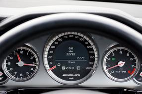 Interior speedometer dashboard