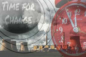 time for change on surreal illustration