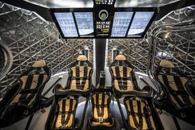 Seat Cockpit Of A Spacesh