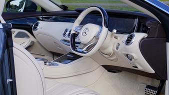 Mercedes Car white