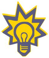 light bulb globe idea yellow drawing