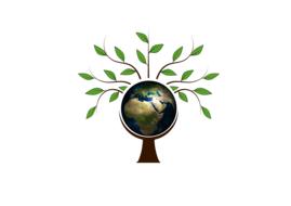 tree world logo drawing
