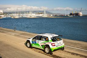Sport car sea