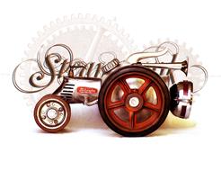 tractor steam engine drawing