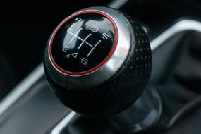 Audi Gear Lever red black
