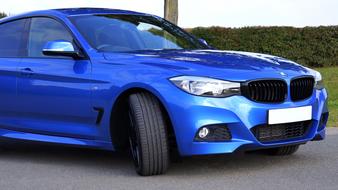 speed luxury Bmw Car blue