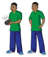 two African guys as an illustration