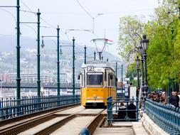 Budapest Electric orange tram