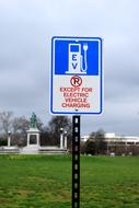 Hybrid Car Sign
