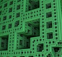 cubic green texture