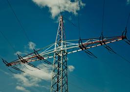 Strommast Power Line sky