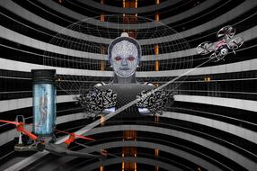 Fantasy Science Fiction robot