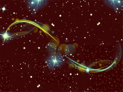 Background Abstract sky stars