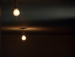 Bulb Light Ceiling banner drawing