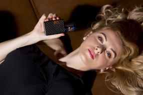 Beauty girl with Electronic Cigarette