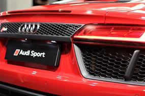 Car Audi Sport Rs4 red