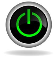 on power button