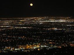 City Night Light moon